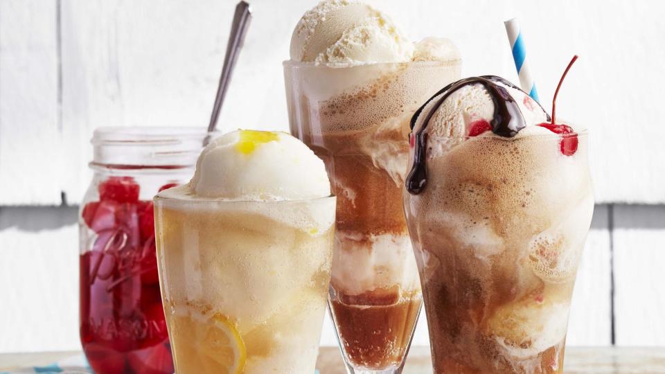 labor day ice cream floats