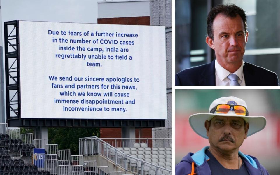 Tom Harrison and Ravi Shastri - Midnight talks and a 'plastic turd' - how England-India became cricket's longest series - PA/AP