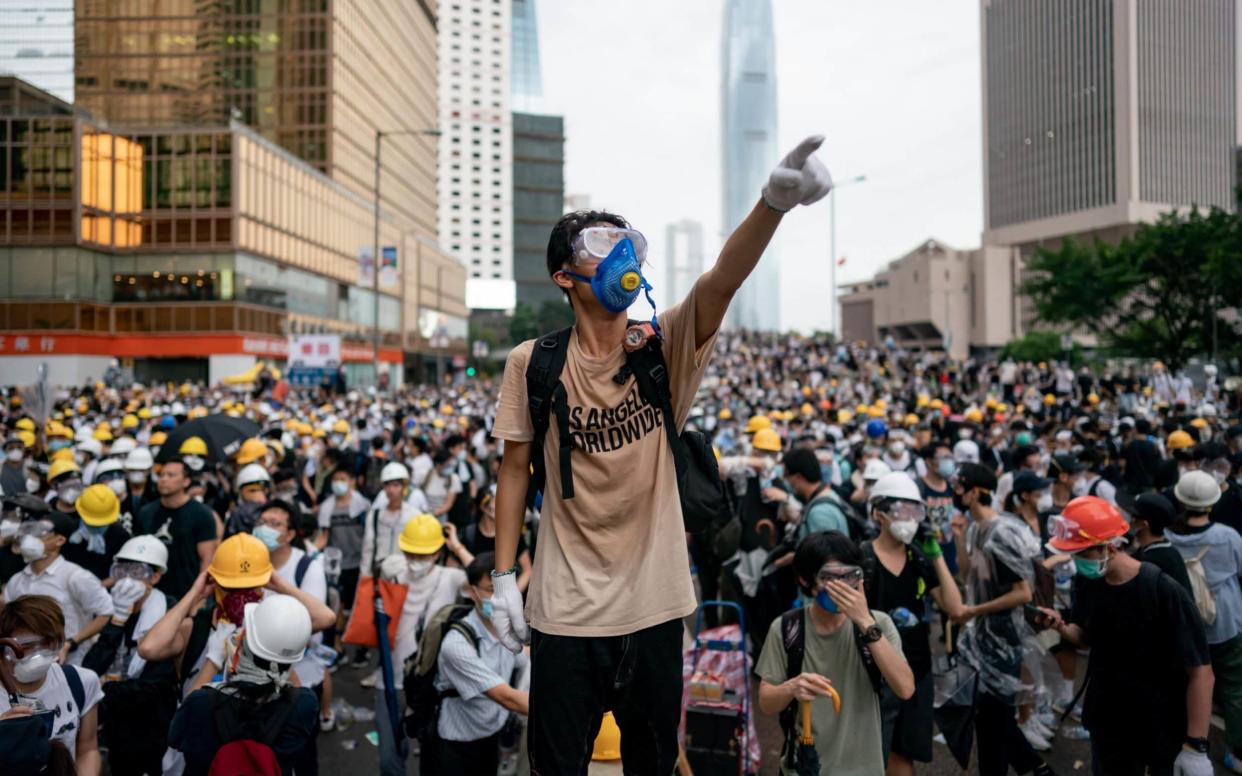 Demonstrators have taken to the streets in Hong Kong to protest a proposed extradition bill.  - Getty Images AsiaPac