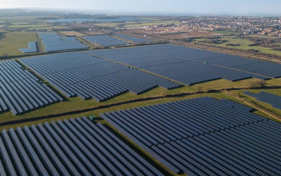 Owl's Hatch Solar Park - Carl Court/Getty Images