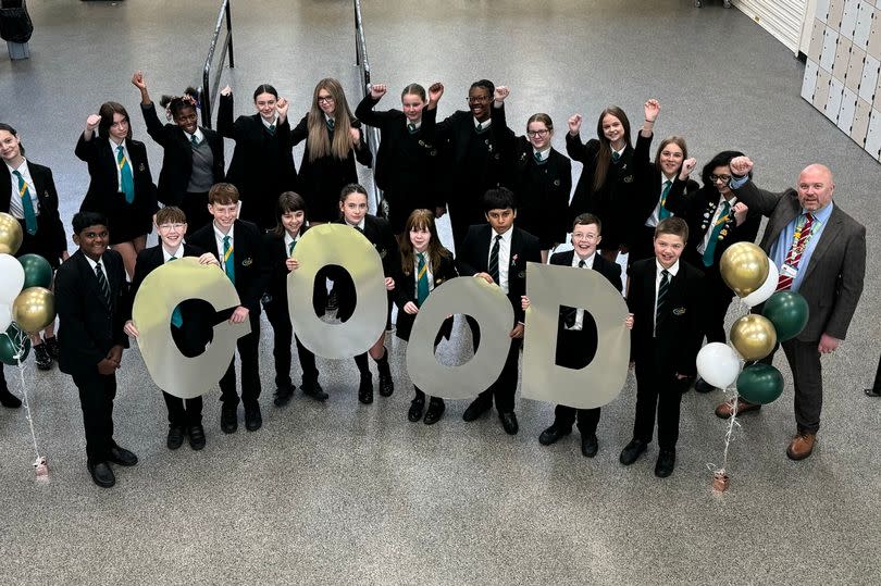 Copley Academy in Stalybridge celebrates new Ofsted rating