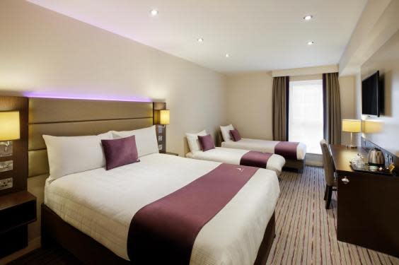 Double rooms at the Premier Inn Bank (Tower)