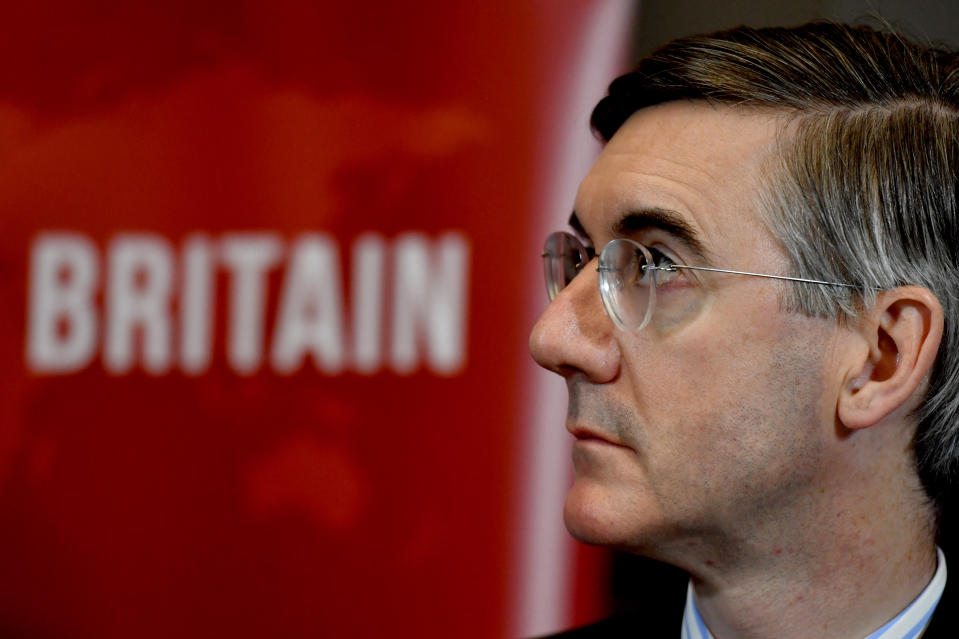Jacob Rees-Mogg, a Conservative MP who supports a hard Brexit. Photo: John Stillwell/PA Wire