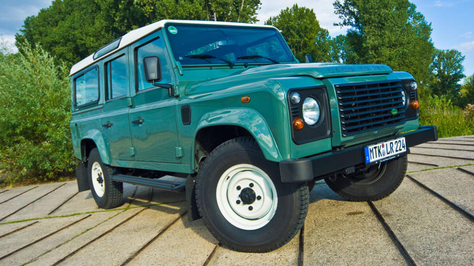 The Land Rover Defender 110 - Credit: Dieter Wanke/Alamy Stock Photo