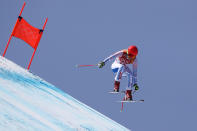 <p>Mikaela Shiffrin of the United States competes during the Ladies’ Alpine Combined on day thirteen of the PyeongChang 2018 Winter Olympic Games at Yongpyong Alpine Centre on February 22, 2018 in Pyeongchang-gun, South Korea. (Photo by Ezra Shaw/Getty Images) </p>