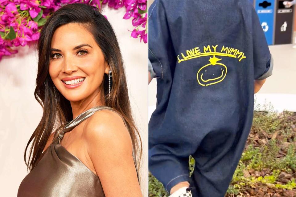 <p>Sarah Morris/WireImage; Olivia Munn/Instagram</p> Olivia Munn and son Malcolm