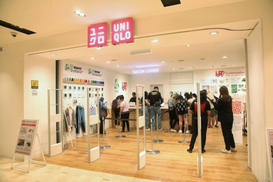 The first of its kind in Malaysia, the RE. Uniqlo Studio. — Picture by Choo Choy May