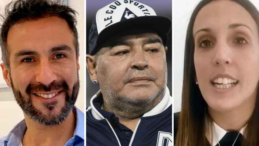 Leopoldo Luque y Agustina Cosachov, dos de los imputados por la muerte de Diego Maradona