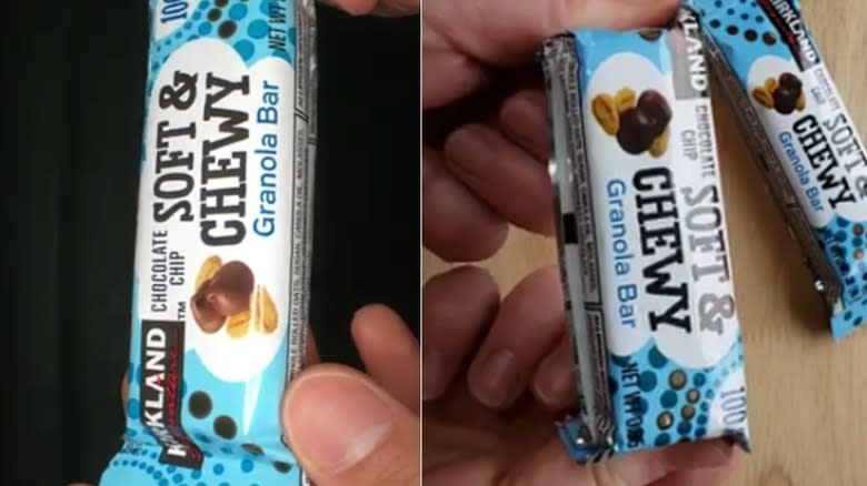 An older granola bar vs. a newer 
