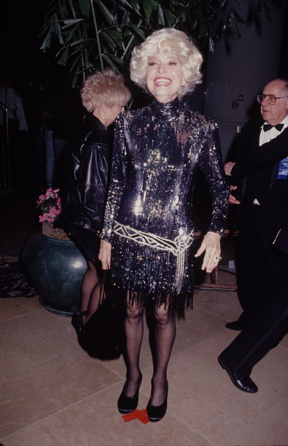 An undated photo of Channing in a sequin dress.&nbsp;