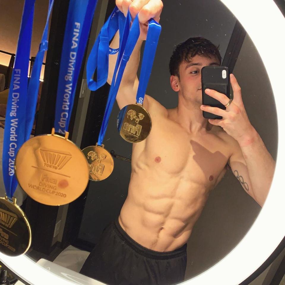 年僅27歲的戴利拿下過非常多的獎項。（圖／Tom Daley Instagram）