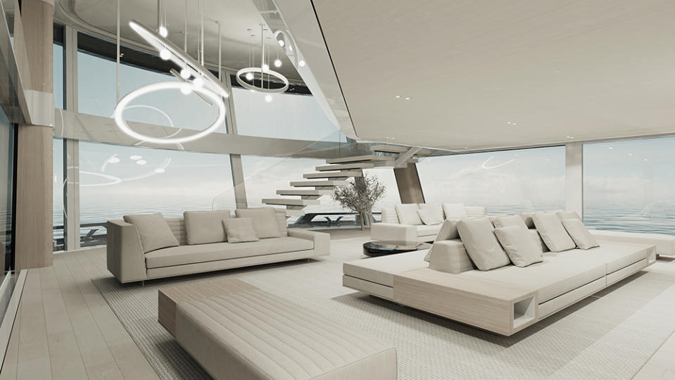 Prelude Explorer Yacht Concept Interior