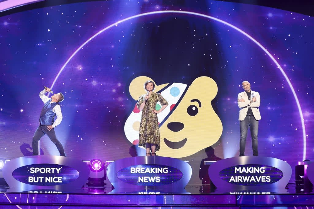 Singers on BBC Children In Need (BBC/Thames/Tom Dymond/PA) (PA Media)