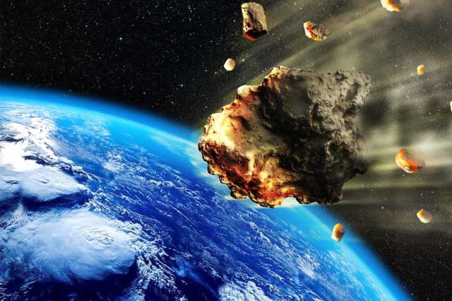 Giant dust cloud triggered by asteroid collision sparked explosion in the Earth's early life