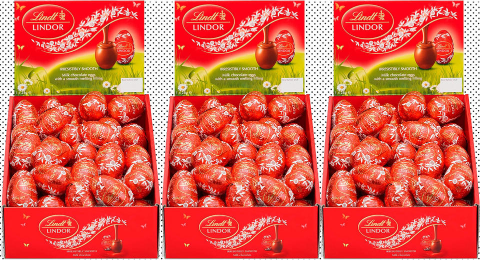 Tuck into a bulk box of Lindt Lindor mini eggs this Easter - they're on sale.  (Getty Images)