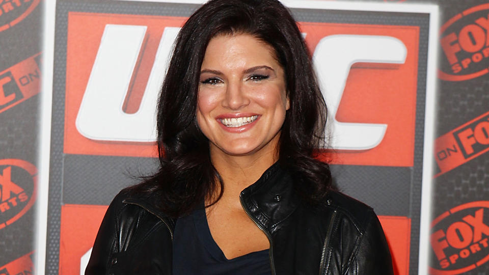 Gina Carano, pictured here at a UFC event in 2011.