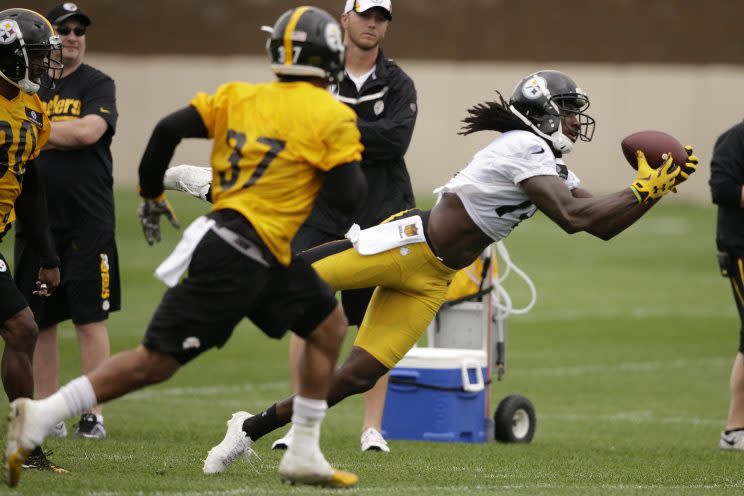 Wideout Sammie Coates came into training camp in much better shape. (AP) 