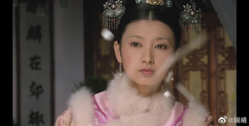 斕曦在劇中演出「沈眉莊」一角。（圖／翻攝自斕曦微博）