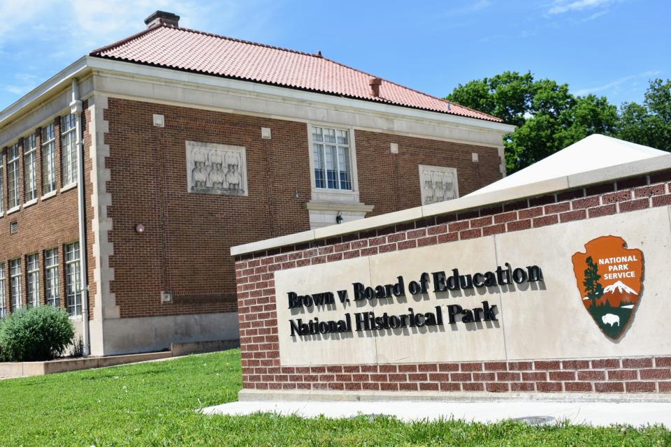 The Brown v. Board of Education National Historical Park in Topeka on May 18, 2024.