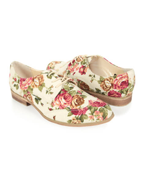 Floral Wingtips, $24.80