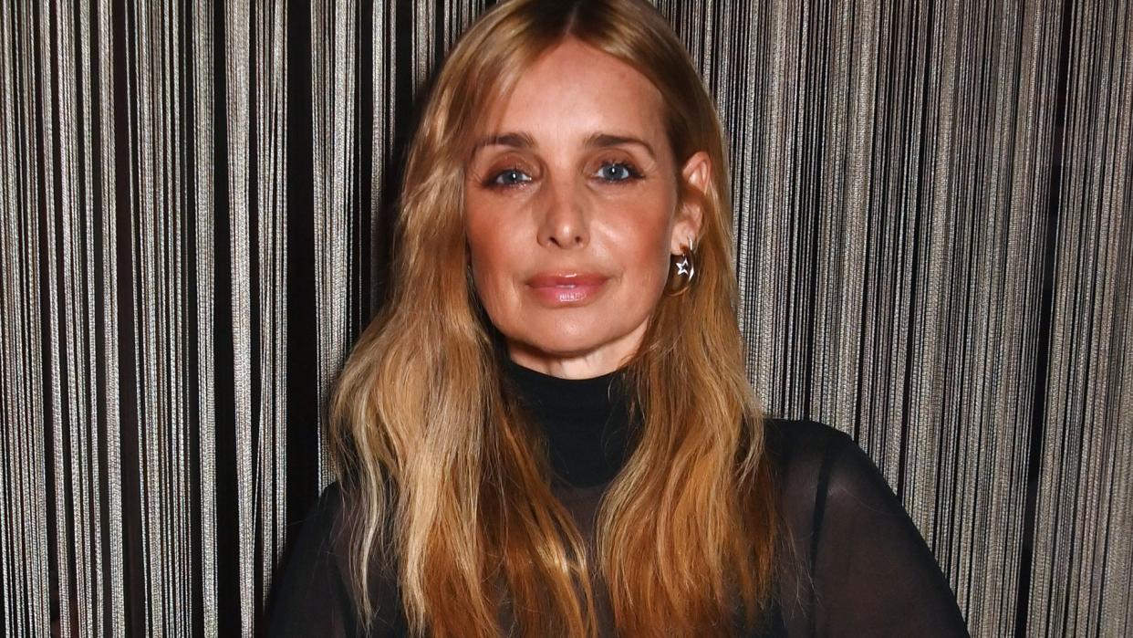 Louise Redknapp sheer top