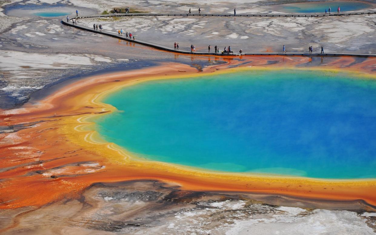 The Grand Prismatic Spring - Nina Waldmeier/Getty