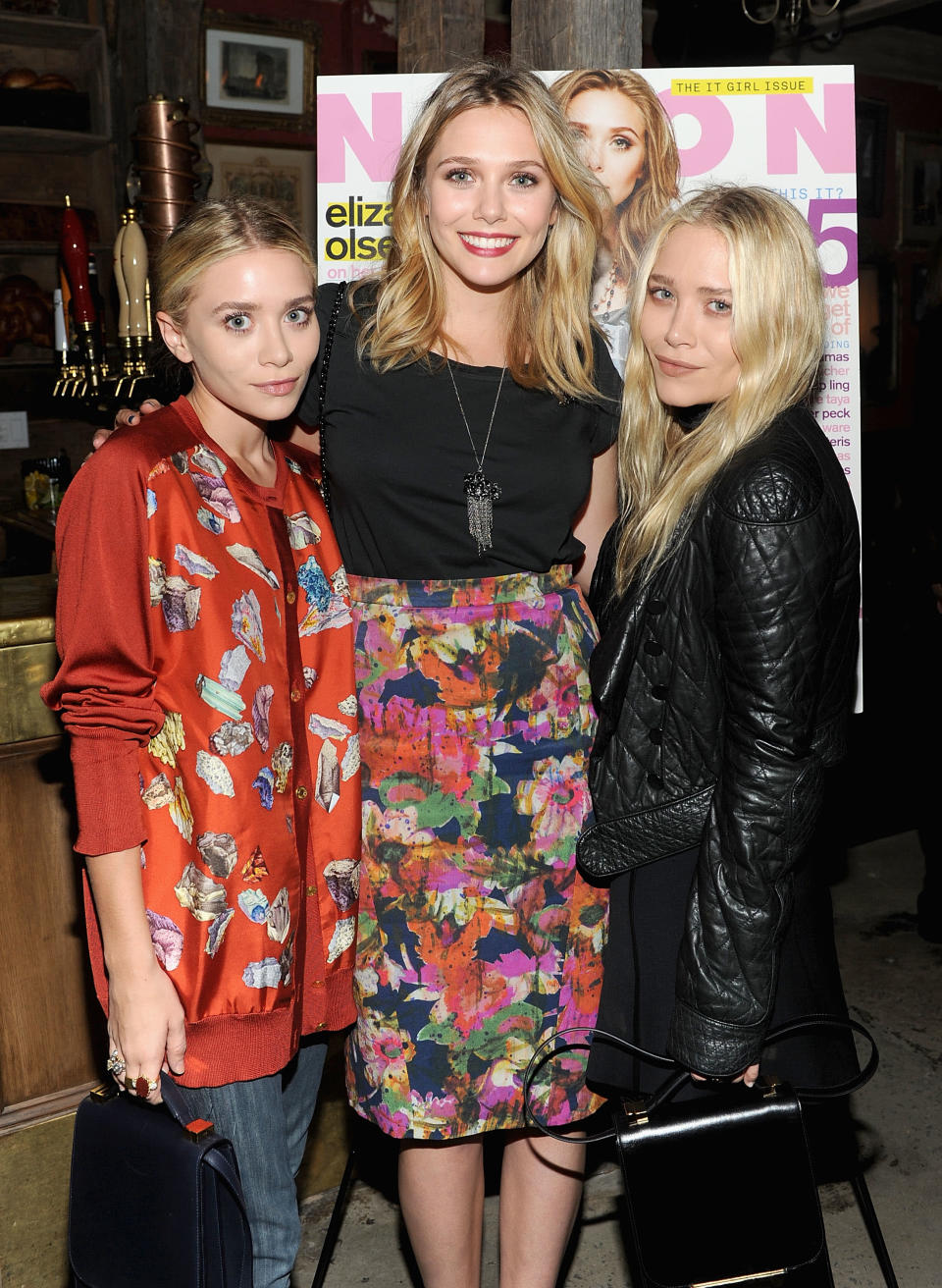 Elizabeth (middle) is the younger sister of the celebrity Olsen twins. Her Sundance breakout role in “Martha Marcy May Marlene” bagged her several nominations. She also appeared in a movie "Liberal Arts" with Ted Mosby (aka as Josh Radnor in real life) last year. Stylish and quirky just like her famed sisters, Lizzie is definitely a celebrity in her own right. (Photo from Getty Images)