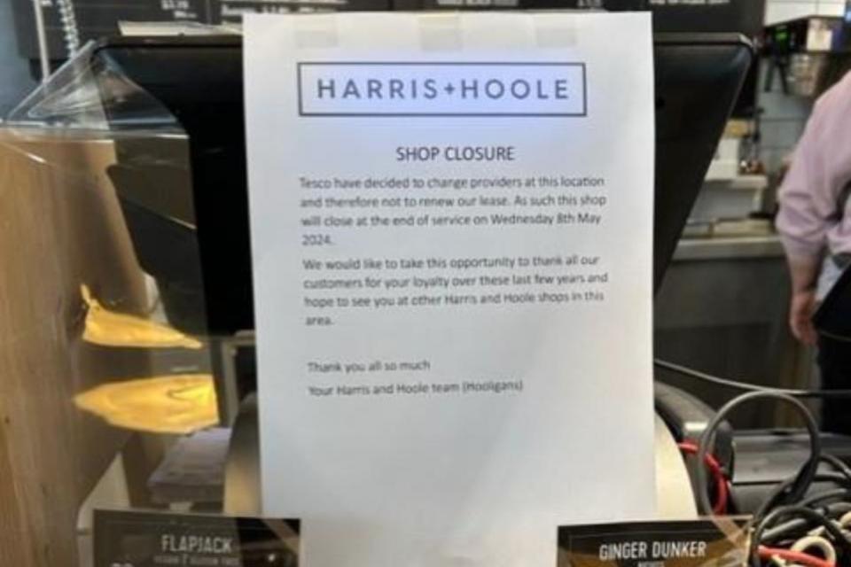 Echo: Customers have been told the coffee shop is closing on May 8