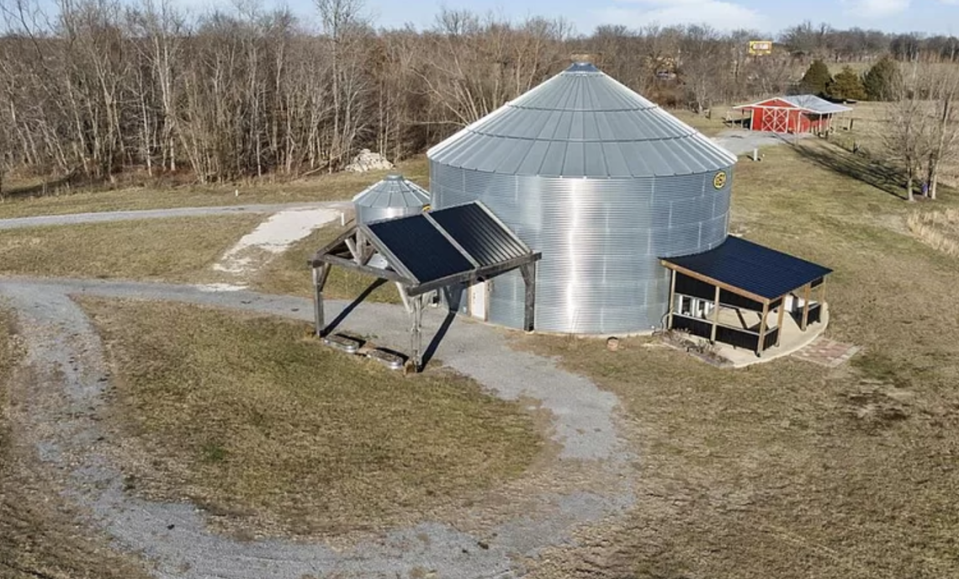 For $499,900, this two-bedroom, 2,000-square-foot silo house can be yours. It’s on 10 acres. Wild Story Productions