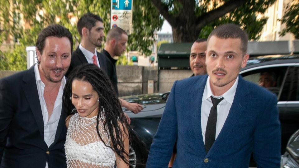 Zoe Kravitz and Karl Glusman are reportedly having a wedding ceremony this weekend in Paris, France, and it's a star-studded affair.
