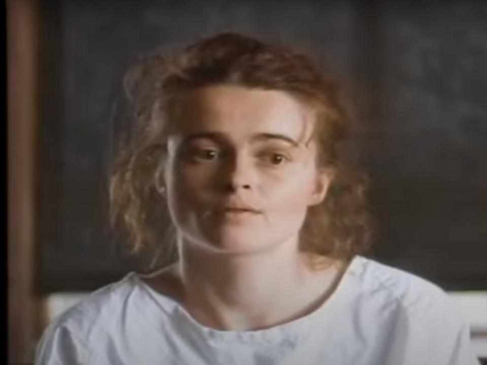 Helena Bonham Carter in "Margaret's Museum" (1995).