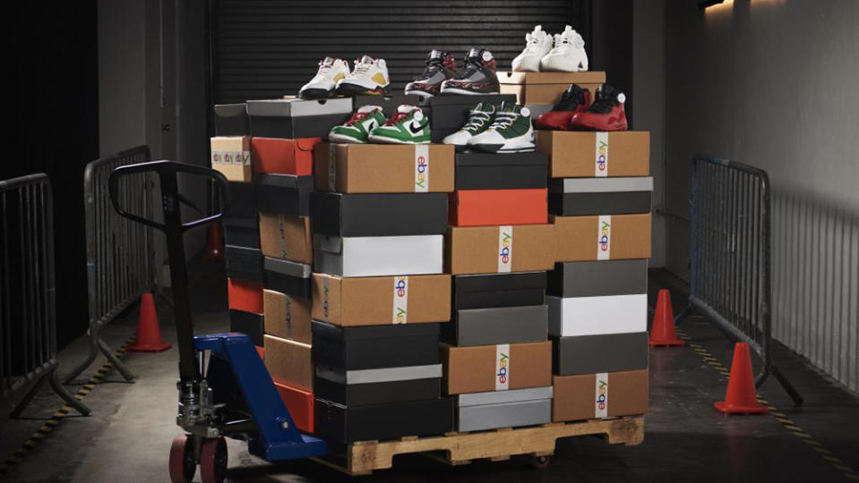 Tucker listed 100 of his rarest pairs. - Credit: eBay