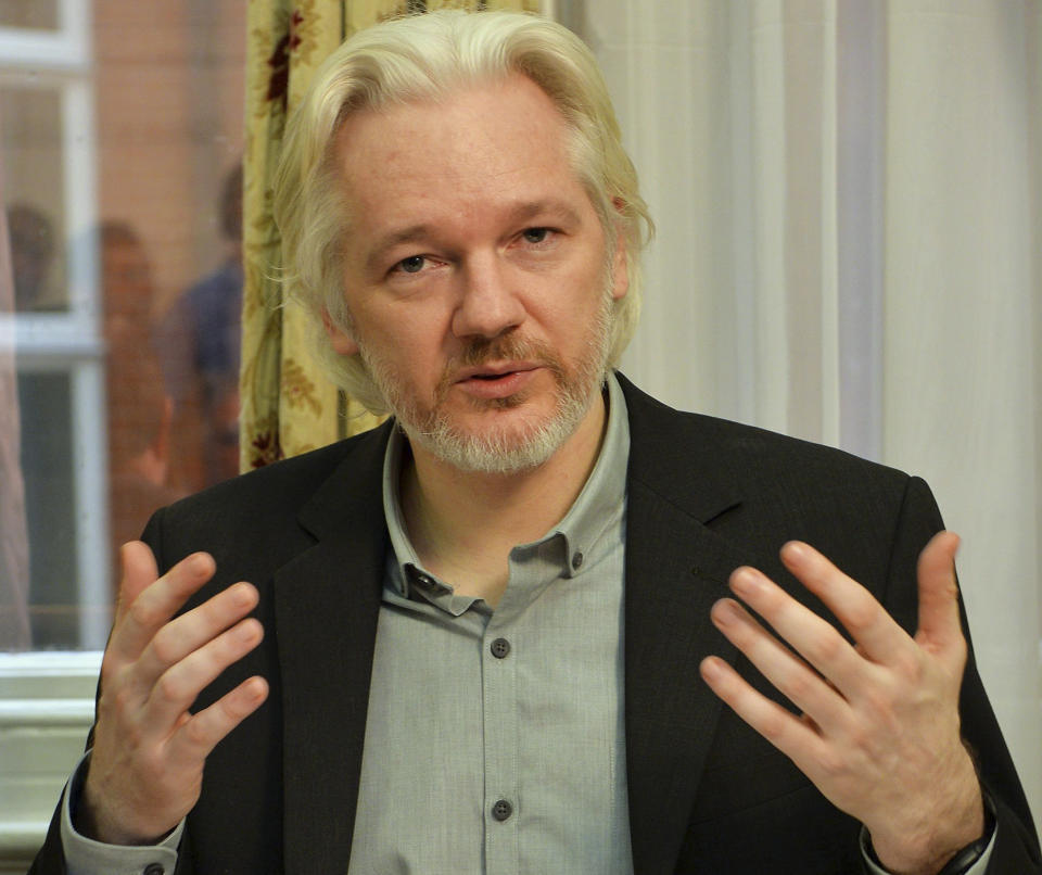 Anderson asked Trump to pardon WikiLeaks founder Julian Assange (pictured in 2014). (Photo: REUTERS/John Stillwell/pool)