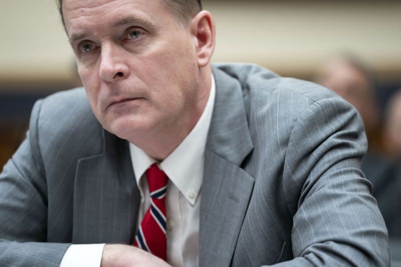 Director of Litigation at the Immigration Reform Law Institute Christopher Hajec looks on Tuesday during a House Judiciary Subcommittee on the Constitution and Limited Government hearing on the southern border at the U.S. Capitol in Washington, D.C. Photo by Bonnie Cash/UPI