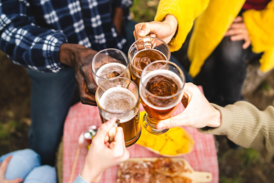 Cheers to getting 'gazeboed'. (Getty Images)