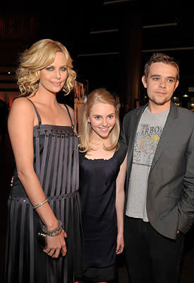 Charlize Theron , AnnaSophia Robb and Nick Stahl at the Los Angeles premiere of Overture Films' Sleepwalking