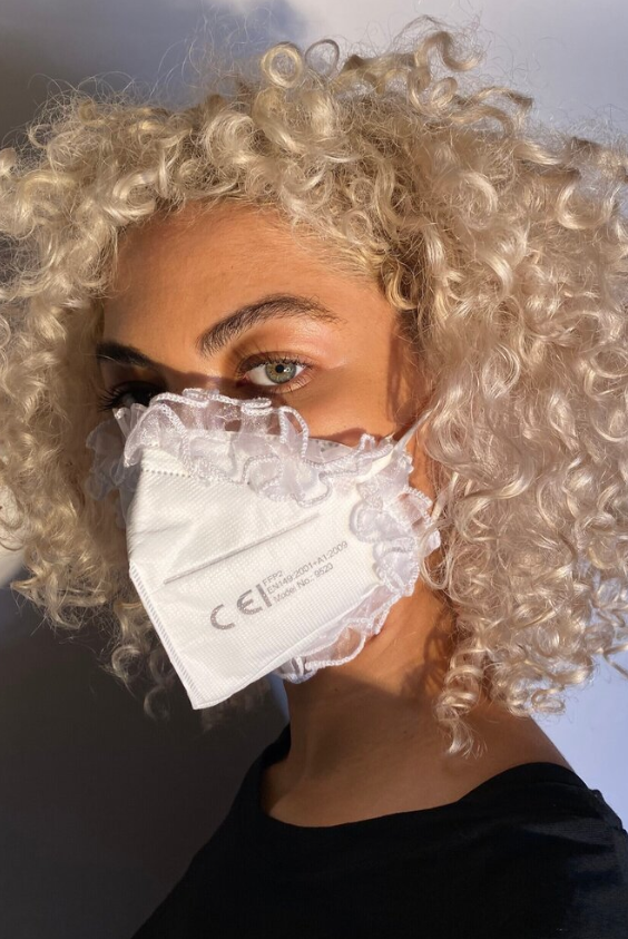 CE Certified Ruffle Mask