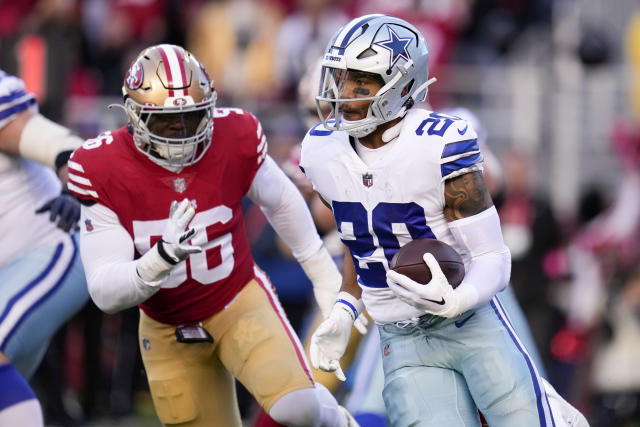 Cowboys RB Tony Pollard reaches 1,000 yards rushing vs. Commanders