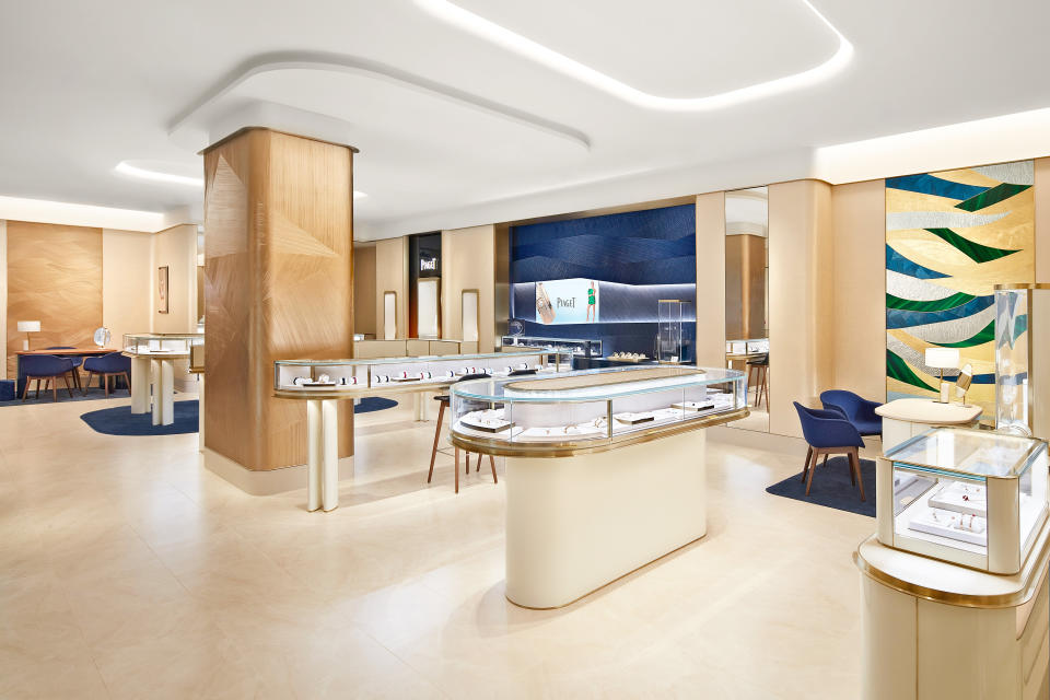 Inside Piaget’s Harbour City store.