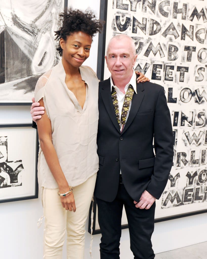 Sikkema and artist Kara Walker pose during one of her shows at his Chelsea gallery. The Manhattan art dealer was stabbed 18 times at his summer home in Rio de Janeiro in January. Billy Farrell/BFA/Shutterstock