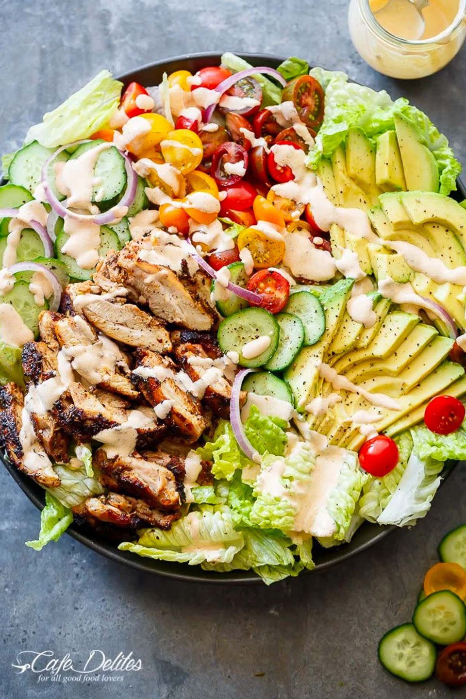 Grilled Cajun Chicken Salad