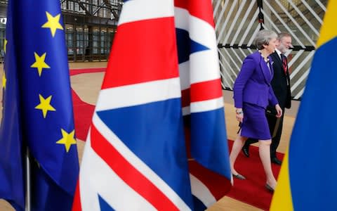 The development is a huge victory for Theresa May - Credit: WOLFGANG RATTAY/REUTERS