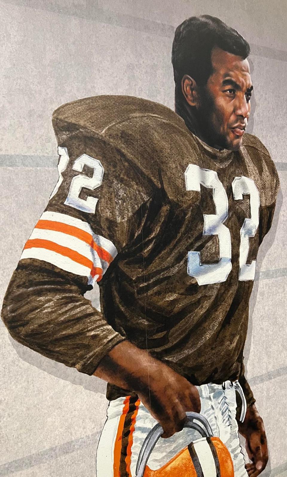 Football fans can learn about the lore and career of the late Cleveland Browns legend Jim Brown at the Pro Football Hall of Fame.