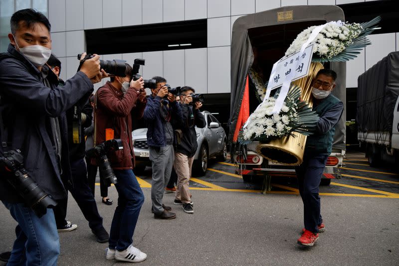 The funeral of Lee Kun-hee, leader of Samsung Group, in Seoul