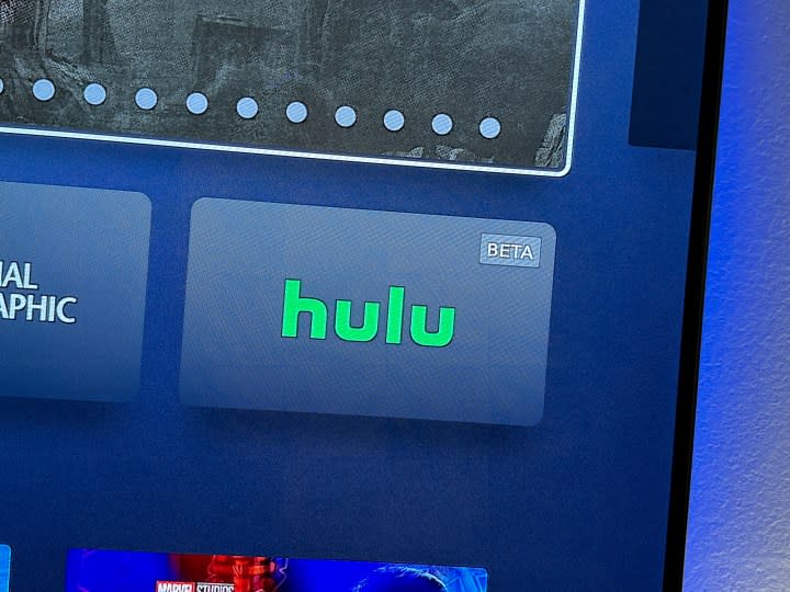 The Hulu icon in the Disney+ app.