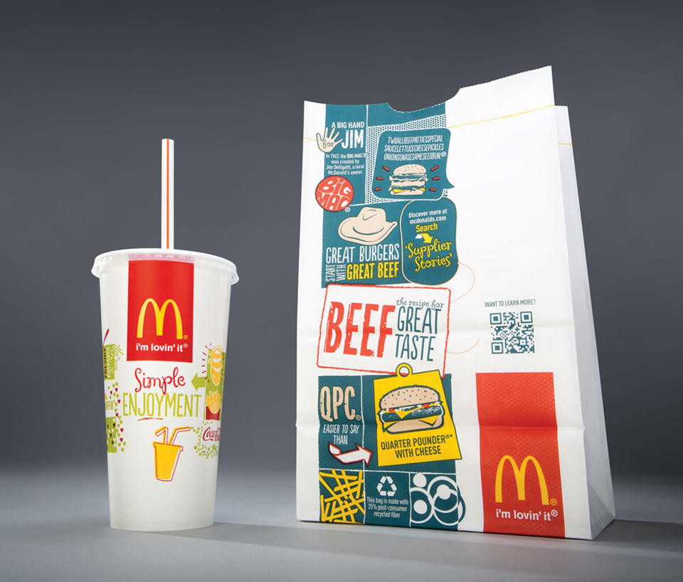 McDonald's new takeout bags are completely unrecognizable