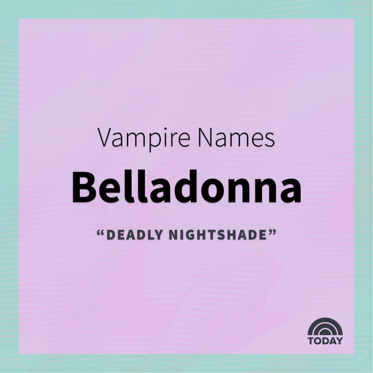 Vampire Names