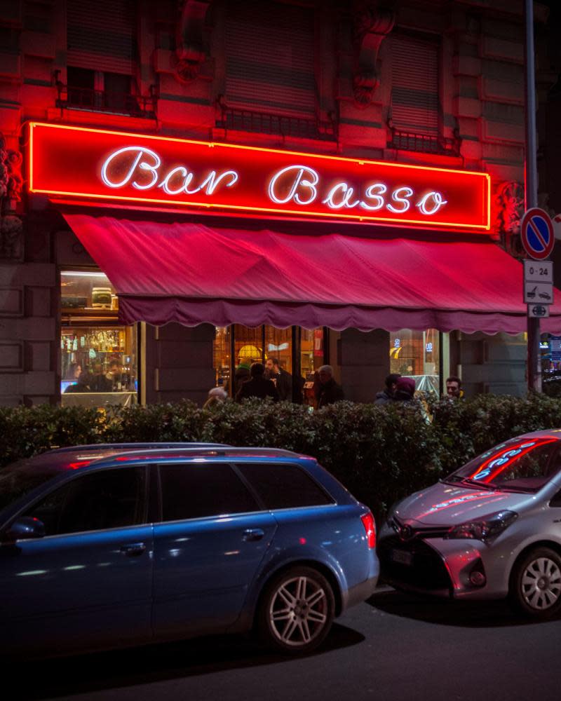 Bar Basso in Milan’s Porto Venezia district.