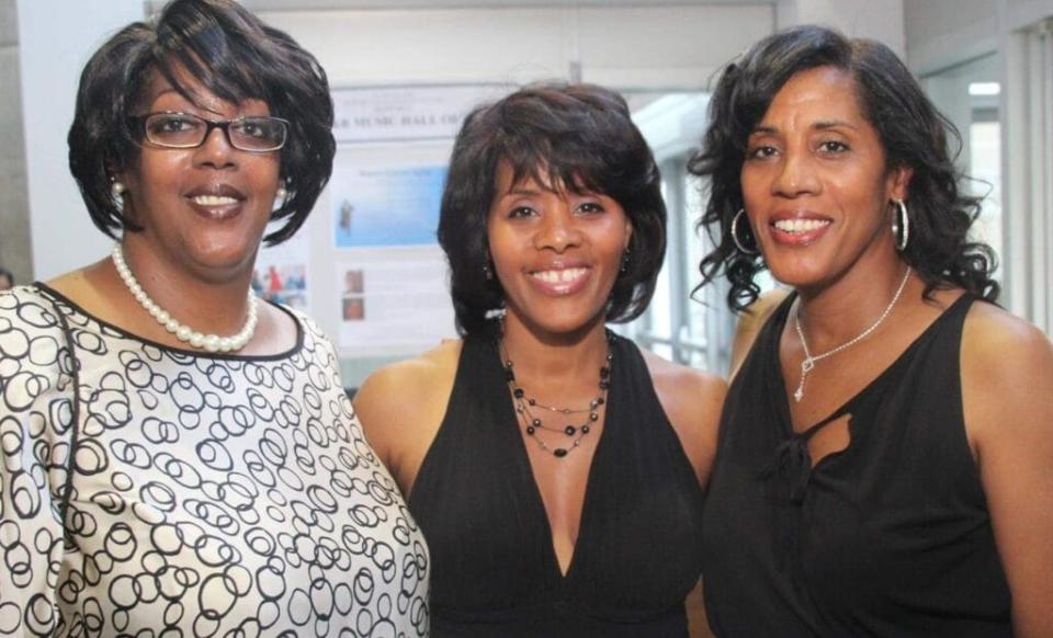 L-R: Nedra Ruffin, Kimberly Ruffin Jones and Cheryl Ruffin Robinson (Gina Ruffin Moore, via Detroit Free Press)