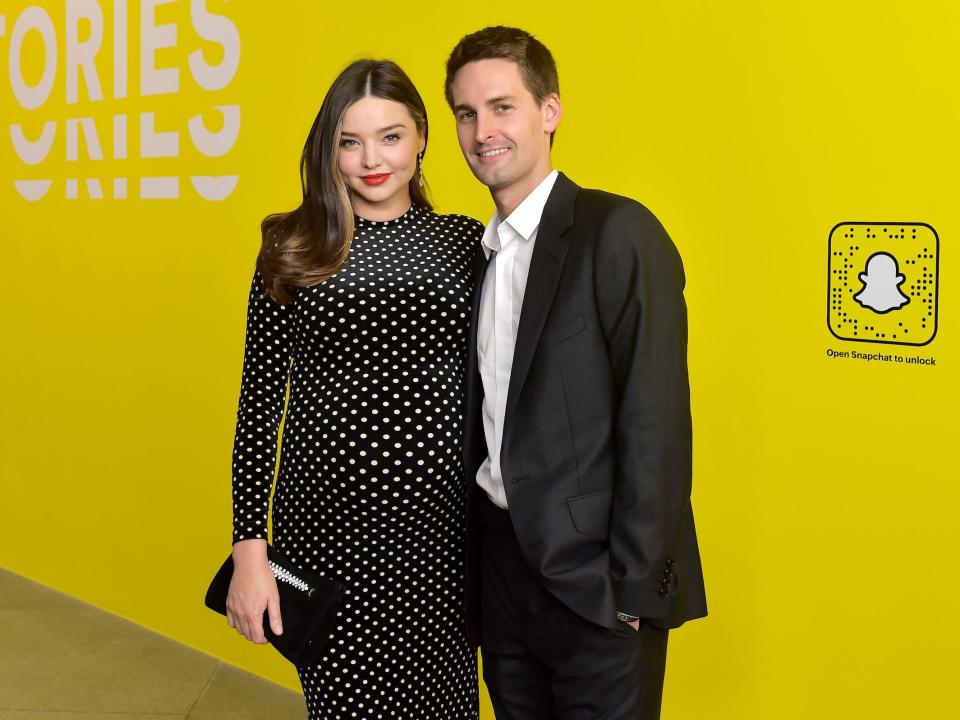 Evan Spiegel Miranda Kerr